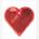 Пешеходный светоотражатель «Сердце»