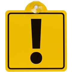 Знак автомобильный на присоске «Начинающий водитель»