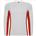 Спортивная футболка SHANGHAI L/S мужская, БЕЛЫЙ/КРАСНЫЙ 2XL