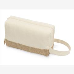 Косметичка «Jute» с ручкой из хлопка и джута