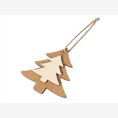 Деревянная подвеска на елку «Firtree»