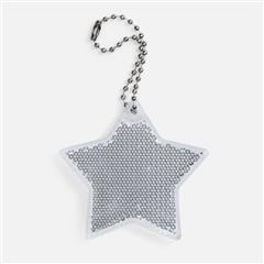 Пешеходный светоотражатель с цепочкой Звезда