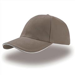 Бейсболка  LIBERTY SANDWICH , 6 клиньев, сэндвич,  застежка c металлической пряжкой